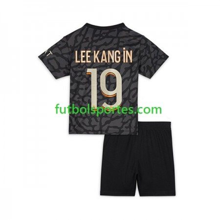 Camiseta Paris Saint Germain Lee Kang In 19 Niño Tercera Equipación 2023/2024